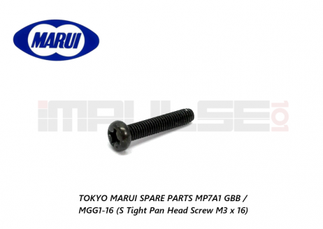 Tokyo Marui Spare Parts MP7A1 GBB / MGG1-16 (S Tight Pan Head Screw M3 x 16) Tokyo Marui Spare Parts MP7A1 GBB / MGG1-16 (S Tight Pan Head Screw M3 x 16)