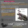 LAYLAX/NINE BALL - Tokyo Marui USP Compact SAS Front Kit