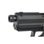 DETONATOR - Threaded Aluminum Outer Barrel with Thread Cover For Tokyo Marui USP Compact
