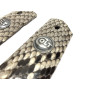 RIGHT - Real Snake Skin Metal Grip for M1911 (Real Size)