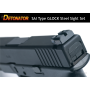 DETONATOR - Salient Arms Type Steel Front & Rear Sight For Tokyo Marui Glock GBB Series