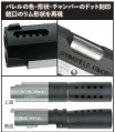 DETONATOR - SFA V10 Black Custom Slide For Tokyo Marui V10 GBB