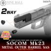 LAYLAX/NINE BALL - SOCOM MK23 2 Way Metal Outer Barrel SAS
