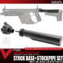LAYLAX/FIRST FACTORY - Krytac Kriss Vector M4 Stock Base & Buffer Tube Set