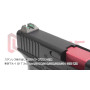 DCI GUNS - CNC Stainless Fiber Sight for Tokyo Marui Glock Series (GBB) / Sandblast Ver.