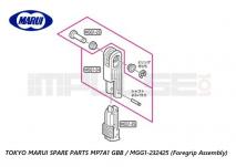 Tokyo Marui Spare Parts MP7A1 GBB / MGG1-232425 (Foregrip Assembly)