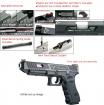 DETONATOR - Glock34 Gen3 TTI John Wick Model 2022 Ver. Custom Slide For Tokyo Marui Glock Series
