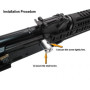 WII TECH - CNC 6061 Aluminium Zenitco RP-5 Charging Handle for Tokyo Marui AKM GBBR Series