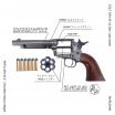 MARUSHIN - SAA .45 1stGen Civilian W Deep Black ABS Pearl Grip (Gas Revolver)