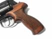 Marushin - Mateba Revolver・6mmBB・X-Cartridge 2023 version (Black HW with Wooden Grip)