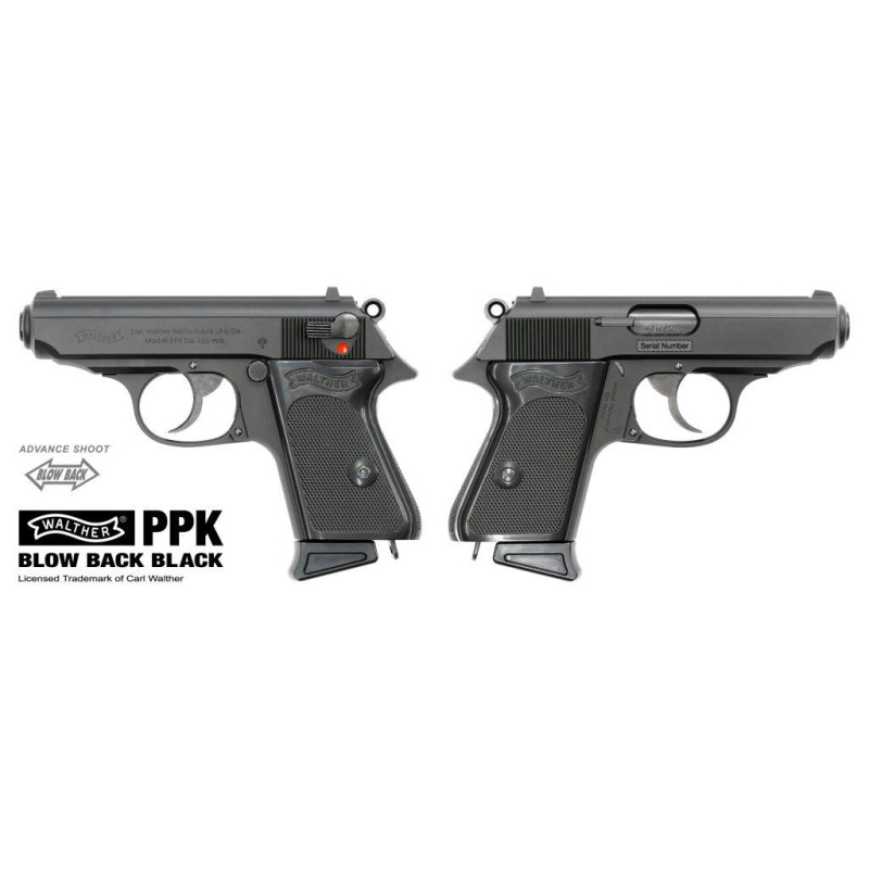 Maruzen - Walther PPK BLACK (GBB)