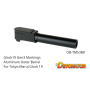 DETONATOR - Glock19 Gen3 Markings Aluminum Outer Barrel Black For Tokyo Marui Glock 19