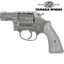 TANAKA WORKS - S&W M36 Chiefs Special 2inch Square Butt "Travis" Model Nickel Finish Version.2 (Model Gun)