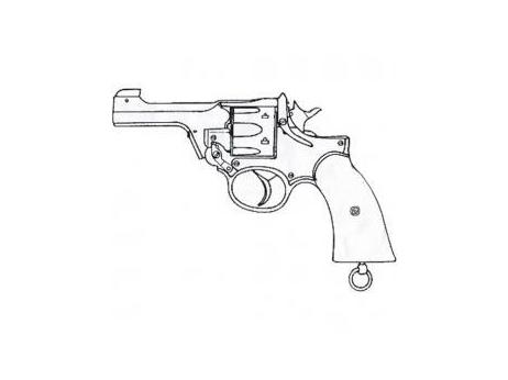 MARUSHIN - Enfield No.2MK1 Plastic Grip Black HW (Model gun)