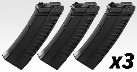 TOKYO MARUI - Set of 3 SAIGA-12 GBBS Spare Gas Long Magazine (90rds)