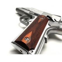 PANDORA ARMS - Wood Grip Checker Brown for TM V10 Ultra Compact