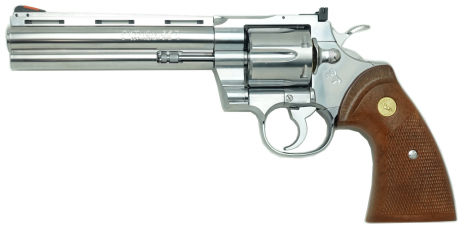 TANAKA WORKS - Colt Python .357 Magnum 6inch R-MODEL Stainless Finish (Gas Revolver)