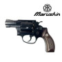 Marushin - S&W M36 Chief Special【Wood like Plastic Grip】 2inch Barrel / W Deep Black (Gas Revolver)