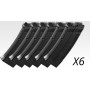 TOKYO MARUI - Set of 6 SAIGA-12 GBBS Spare Gas Long Magazine (90rds)