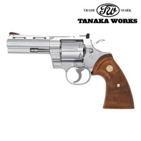 TANAKA WORKS -  Colt Python .357Magnum 4inch “R-model” Stainless Finis