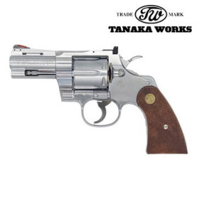 TANAKA WORKS -  Colt Python .357Magnum 3inch “R-model” Stainless Finis