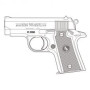 CROWN - High Rank Air Cocking COLT MUSTANG Silver (Springer)