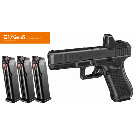 TOKYO MARUI - Glock17 Gen5 MOS (GBB) with Micro Pro Sight & 3 Spare Ma