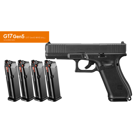 TOKYO MARUI - Glock17 Gen5 MOS (GBB) with Micro Pro Sight & 3 Spare Ma