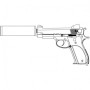 MARUSHIN - Mk.22 Mod0 Hush Puppy Black Heavy Weight (Model gun)