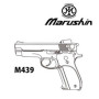 MARUSHIN - M439 X-PFC Model Plastic Grip Excellent HW (Model gun)