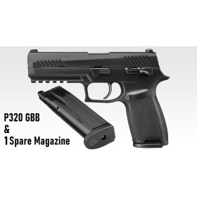 TOKYO MARUI - P320 Full Size (GBB) with 1 spare magazine SPECIAL DISCO