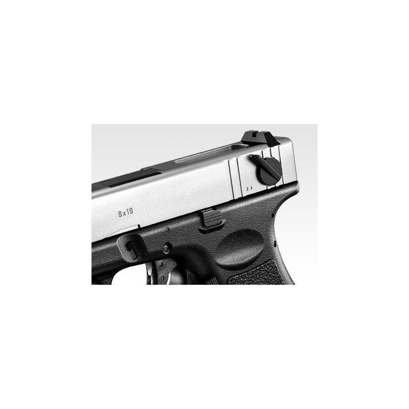 TOKYO MARUI - GLOCK18C Silver Slide (Automatic Electric Hand Gun)
