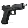 DETONATOR - EFK Fire Dragon Type Ported Aluminum Outer Barrel Silver For Tokyo Marui Glock Series