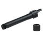 DETONATOR - PX4 Threaded Aluminum Outer Barrel with Thread Cover Black (45 AUTO markings) For Tokyo Marui PX4