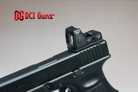 New CNC Construction Airsoft RMR Dot sight BLK G17,18,34 mount & ON/OFF switch 