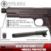LAYLAX/NINE BALL - Tokyo Marui M1911A1 Metal Outer Barrel SAS NEO + Muzzle Protector