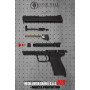 LAYLAX/NINE BALL - Tokyo Marui HK45 Metal Outer Barrel SAS NEO + Muzzle Protector