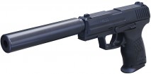 CROWN - Pocket Handgun HK P2000 / with silencer (Air Cocking / Spring)