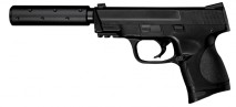 CROWN - Pocket Handgun MPSW-SLC / with silencer (Air Cocking / Spring)