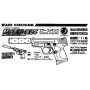CROWN - Pocket Handgun MPSW-SLC / with silencer (Air Cocking / Spring)