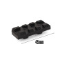 LAYLAX / Nitro.Vo - Dual Rail XS Xtra Short 45mm Picatinny Rail for Keymod & M-lok
