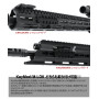 LAYLAX / Nitro.Vo - Dual Rail S Short 65mm Picatinny Rail for Keymod & M-lok