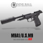 LAYLAX/NINE BALL - Tokyo Marui  M9A1/US.M9 Metal Outer Barrel SAS NEO 14mm CW & CCW