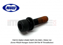 Tokyo Marui Spare Parts M4 MWS / MGG2-134 (Screw M5x20 Hexagon Socket SW Flat W Threadlocker)